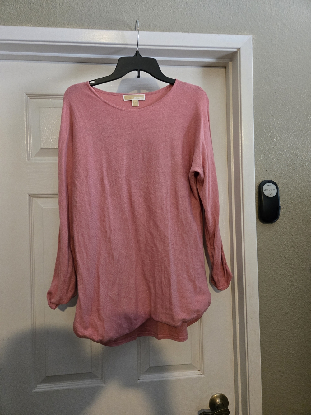 Michael Kors Dusty Rose Long Sleeve Knit Top